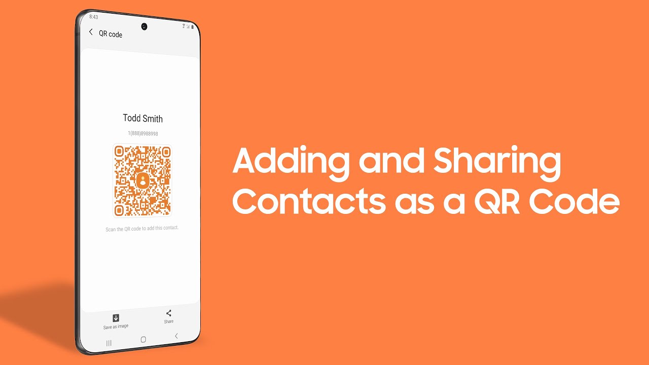 Contact Save QR Code