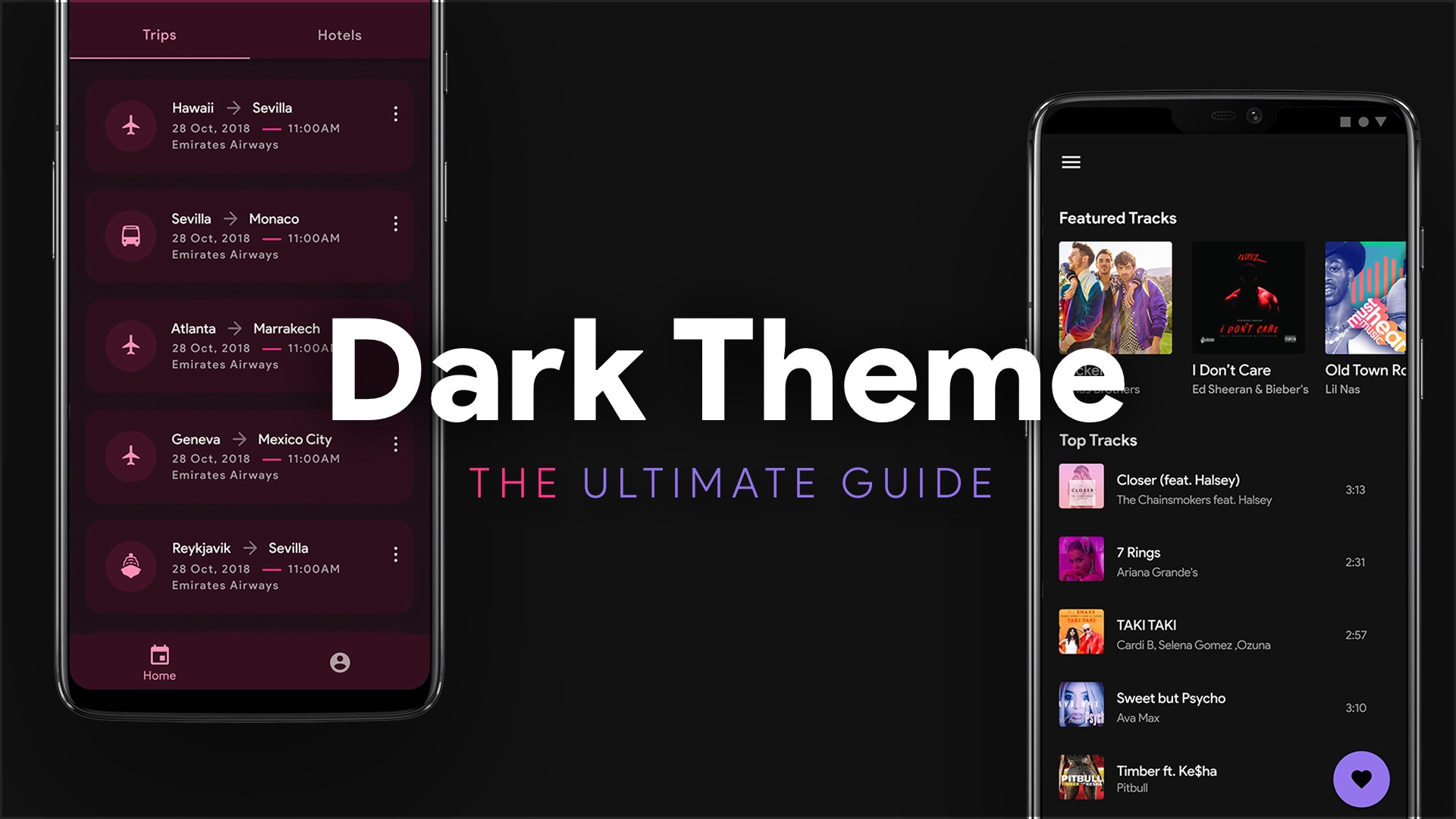 Dark Theme UI