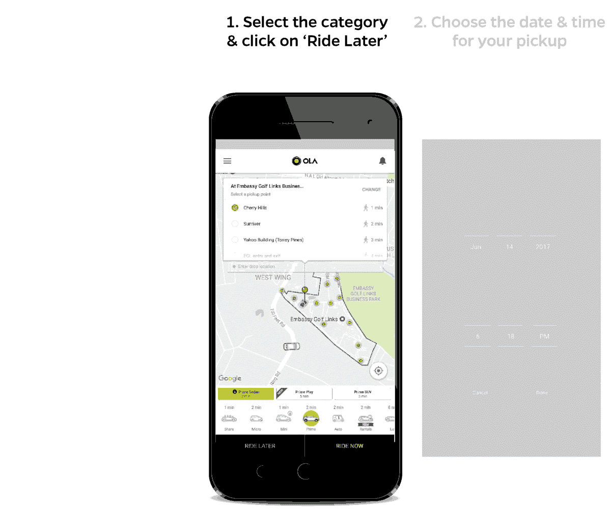 Ola Cab – Ride Later